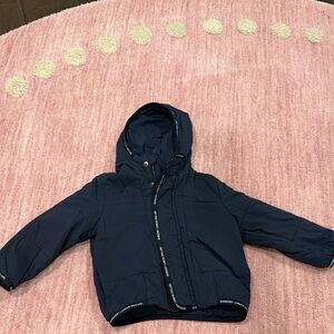 Burberry Kids Dark Blue Puffer Jacket